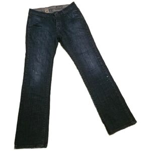 Volcom Men's Dark Wash Nova Straight Jeans Size 32 Button Fly